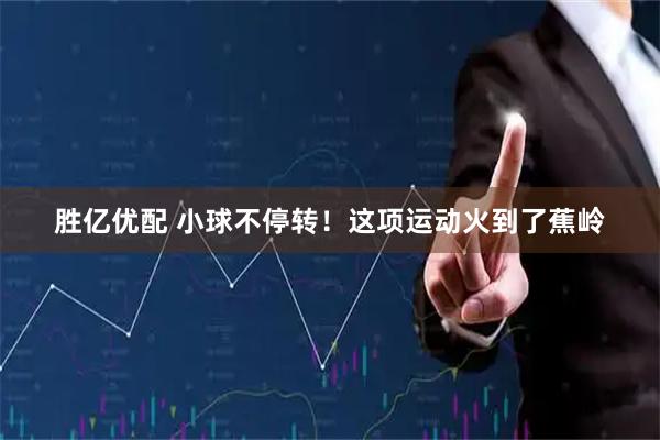 胜亿优配 小球不停转！这项运动火到了蕉岭