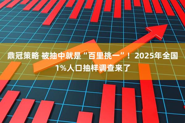 鼎冠策略 被抽中就是“百里挑一”！2025年全国1%人口抽样调查来了