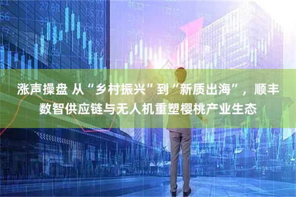 涨声操盘 从“乡村振兴”到“新质出海”，顺丰数智供应链与无人机重塑樱桃产业生态