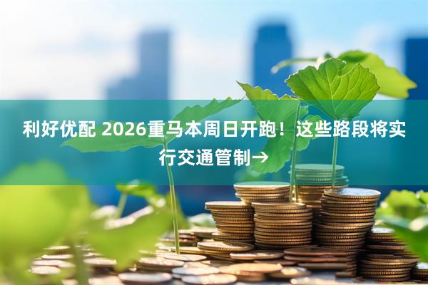 利好优配 2026重马本周日开跑！这些路段将实行交通管制→